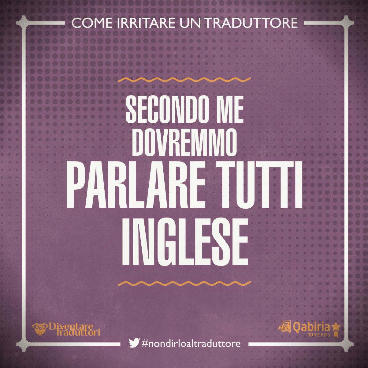 Tutti in inglese